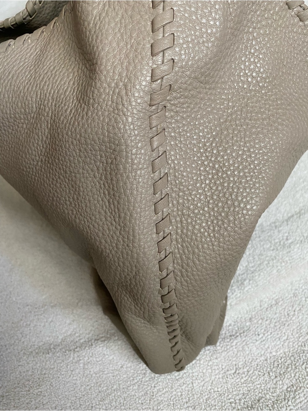 Tory Burch Marion Whipstitch Hobo bag Pebbled Leather - Picture 11 of 15